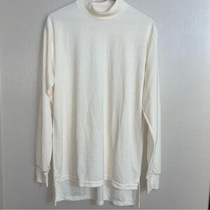 Meke Inc Jersey Flight Deck Crewman Shirt Cream Men Large FR Flame Resistant USN